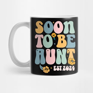 Soon To Be Aunt Est 2024 - New Aunt Pregnancy Announcement Mug